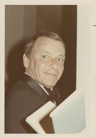 Lot #781 Frank Sinatra Signed Candid Photograph - Image 2