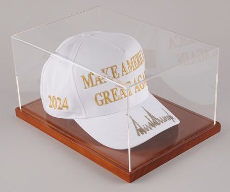 Lot #244 Donald Trump Signed Baseball Cap - Make America Great Again - Image 3
