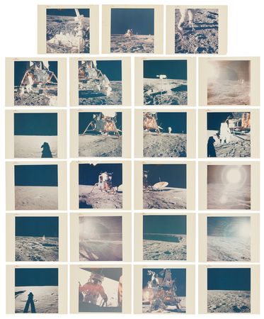 Lot #479 Apollo 12 Collection of (95) Official 'Type I' Red-Numbered NASA Photographs - Image 2