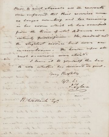 Lot #17 John Tyler Autograph Letter Signed on a White House Wage Claim - “She rendered not the slightest service but was an incumbrance” - Image 2