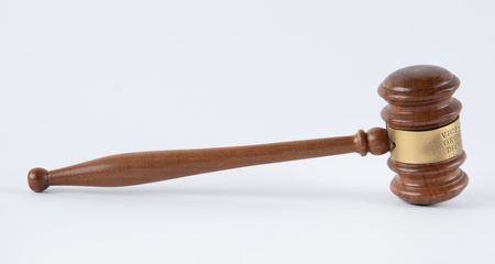 Lot #210 Gerald Ford: Wooden Gavel Made from the 1973 Vice Presidential Oath of Office Platform - Image 1
