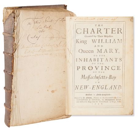 Lot #353 King William and Queen Mary: The Charter