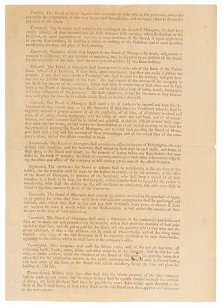 Lot #278 Robert Morris Signed Asylum Company Stock Certificate Issued to John Nicholson (1794) - Image 4