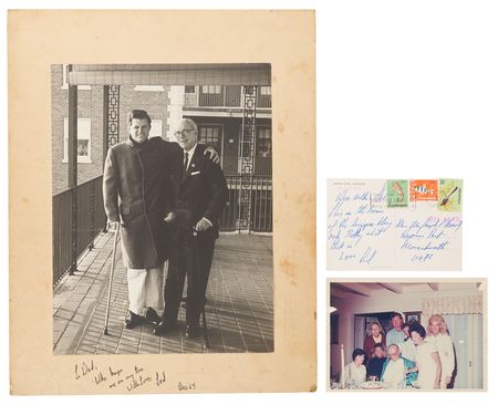 Lot #288 Ted Kennedy Oversized Signed Photograph