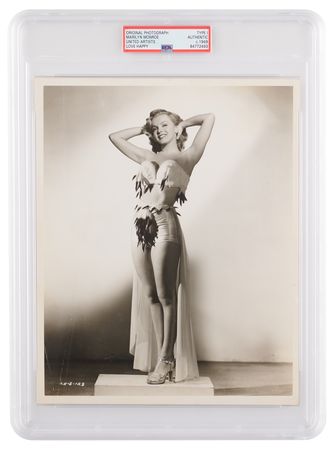 Lot #755. Marilyn Monroe Original Photograph - PSA Type I