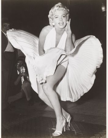 Lot #758. Marilyn Monroe Original Oversized Photograph by Sam Shaw - PSA Type IV