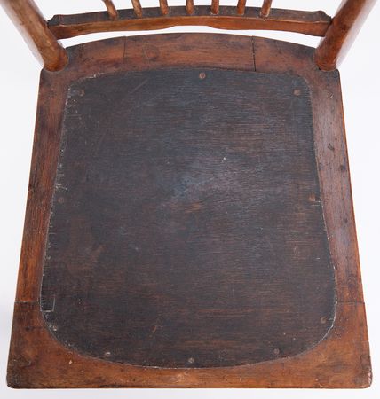 Lot #92 Camp David (4) Spindle-Back Chairs, Each With an Engraved “U.S. Property” Plate - Obtained From White House Photographer George J. Szabo - Image 3