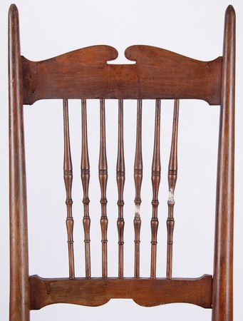 Lot #92 Camp David (4) Spindle-Back Chairs, Each With an Engraved “U.S. Property” Plate - Obtained From White House Photographer George J. Szabo - Image 4