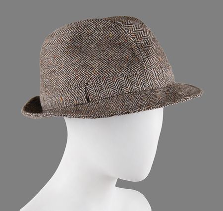 Lot #91 John F. Kennedy's Personally-Owned and -Worn Irish Donegal Tweed Hat, Gifted by Éamon de Valera - Image 2