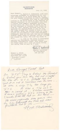 Lot #91 John F. Kennedy's Personally-Owned and -Worn Irish Donegal Tweed Hat, Gifted by Éamon de Valera - Image 7