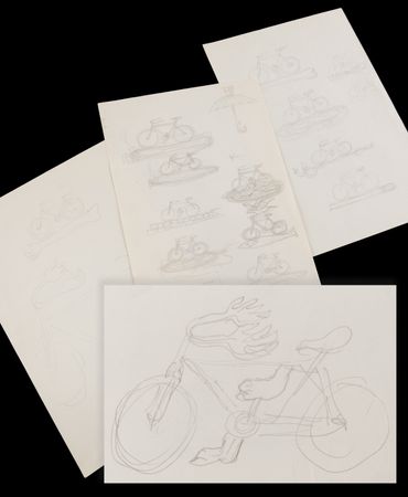 Lot #507 Rene Magritte Original Preliminary