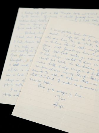 Lot #582 George Orwell Autograph Letter Signed on