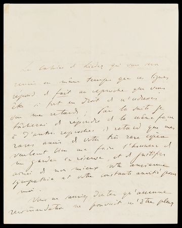Lot #599 Franz Liszt Autograph Letter Signed to Painter Ary Scheffer: 