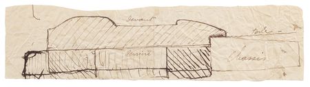 Lot #508 Henri Matisse Autograph Letter Signed, Typed Letter Signed, and Sketch to the Musée National d’Art Moderne: Designing the Perfect Display and Negotiating a Sculpture Acquisition - Image 3