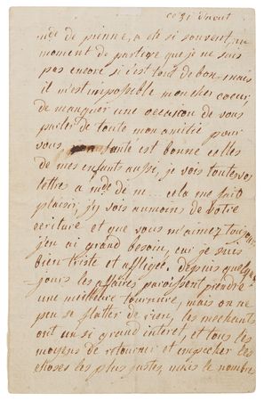 Lot #355 Marie Antoinette Handwritten Letter at