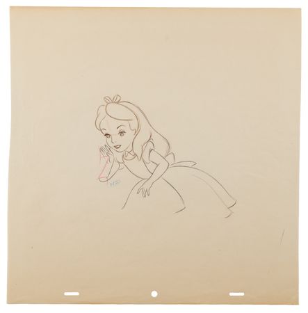 Lot #515 Alice production drawing from Alice in