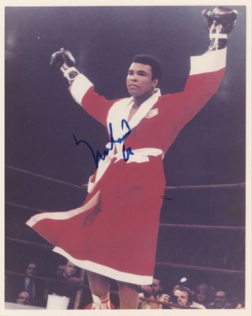 Lot #805 Muhammad Ali Signed Photograph