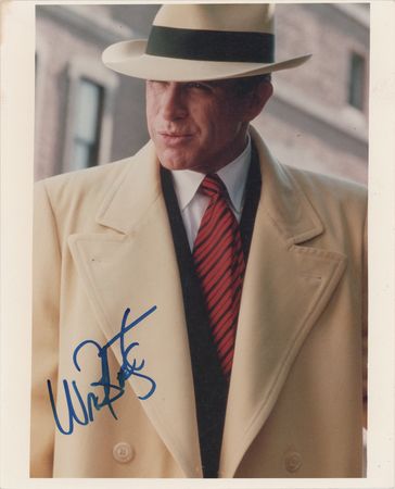 Lot #709 Warren Beatty Signed Photograph