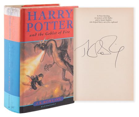 Lot #583 J. K. Rowling Signed Book - Harry Potter