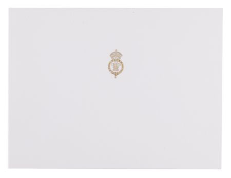 Lot #348 King Charles III Signed Christmas Card (2004) - Image 2