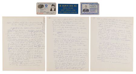 Lot #372 Helen Keller (3) Signed Items, Highlighted by a Dwight D. Eisenhower Co-Signed Photograph - Image 4