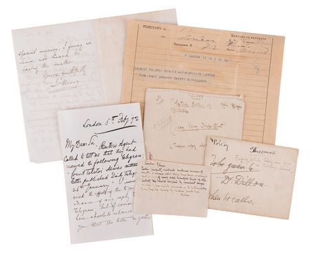 Lot #587 Leo Tolstoy Autograph Letter Signed: 