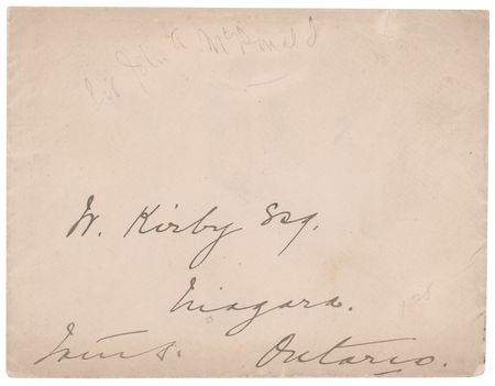 Lot #340 John A. Macdonald Signed Free Frank