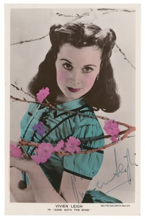 Lot #746. Vivien Leigh Signed Photograph as Scarlett O'Hara