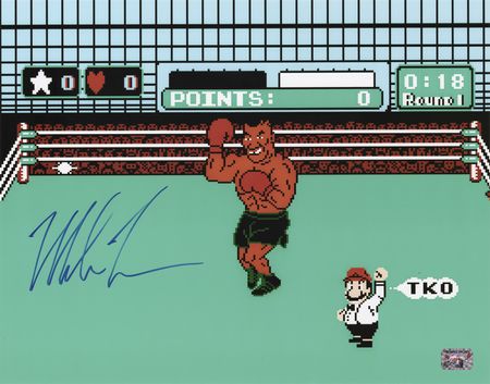 Lot #816 Mike Tyson Signed Oversized Photograph