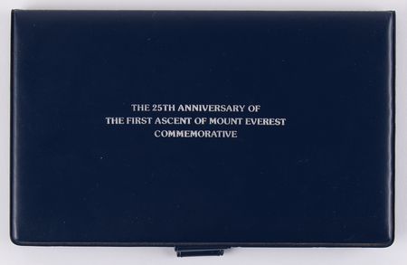 Lot #406 Edmund Hillary and Tenzing Norgay Signed Commemorative Cover - Image 3