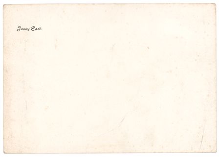 Lot #611 Johnny Cash Signed Promotional Card - Image 2