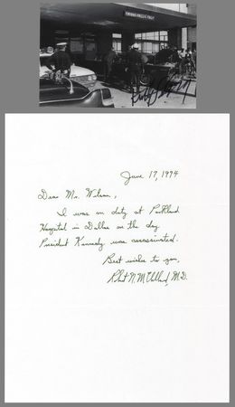 Lot #454 Kennedy Assassination: Robert McClelland