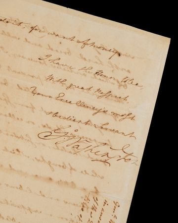 Lot #1 George Washington War-Dated Letter Signed