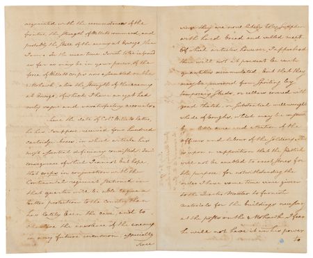 Lot #1 George Washington War-Dated Letter Signed on Defending the New York Frontier - Image 2