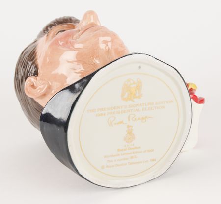 Lot #221 Ronald Reagan Signed Royal Doulton Certificate for 'The President's Signature Edition' Character Jug (Ltd. Ed. #812/5000) - Image 3