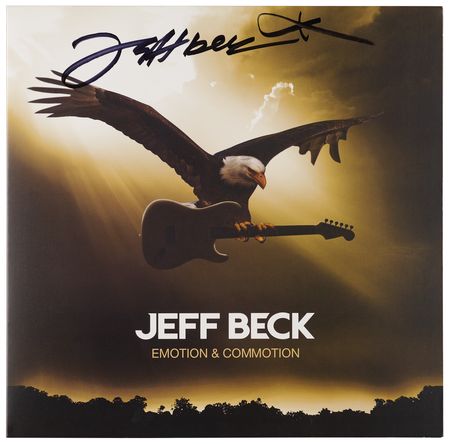 Lot #632 Jeff Beck Signed Album - Emotion & Commotion - Image 1