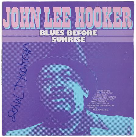 Lot #608 John Lee Hooker Signed Album - Blues