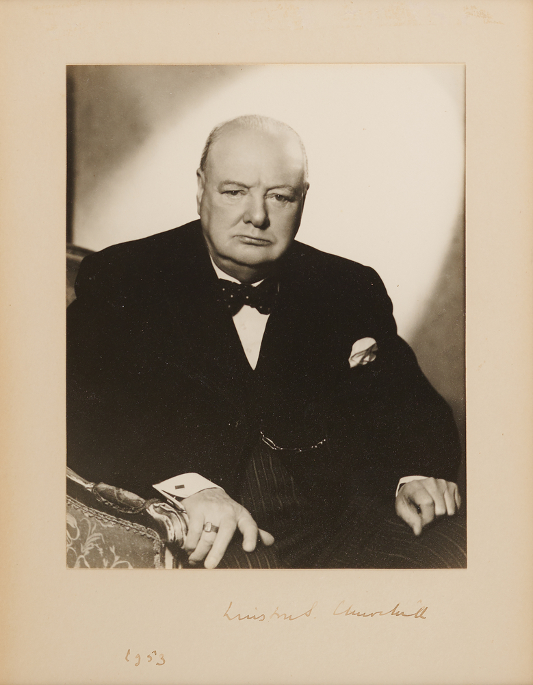 Lot 7065 Winston Churchill Signed Photograph by Vivienne of London