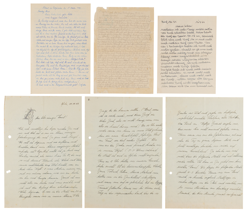 Lot 7240 World War II: German Feldpost Collection of (250+) Covers and Letters Assembled Around the V-1 and V-2 Programs