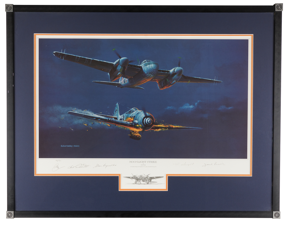 Lot 7266 Robert Bailey: 'Moonlight Strike' Lithograph Signed by (4) (Ltd. Ed. #183/300)
