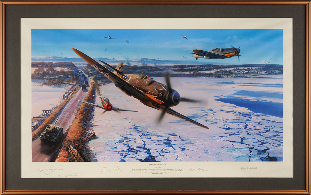 Lot 7261 Nicholas Trudgian: 'Three Hundred Club' Lithograph Signed by (3) (Ltd. Ed. #38/50)