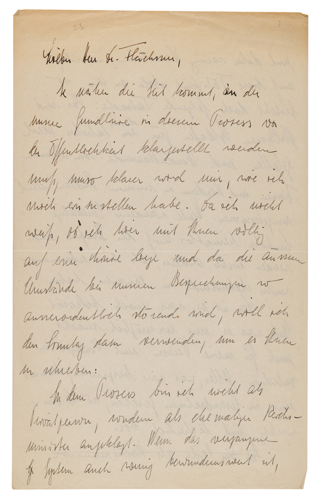 Lot 7225 Albert Speer Autograph Letter Signed to His Attorney, Constructing His Nuremberg Defense: 