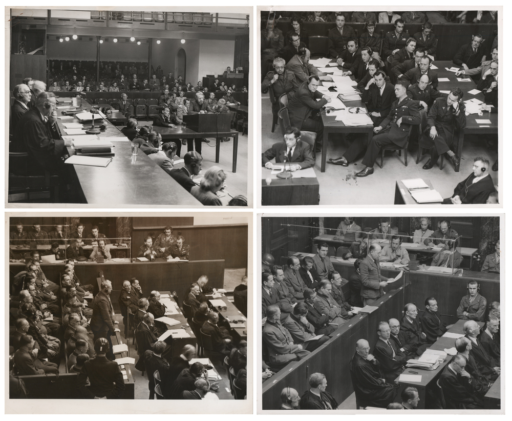Lot 7231 Nuremberg Doctors' Trial: (4) Original Press Photographs