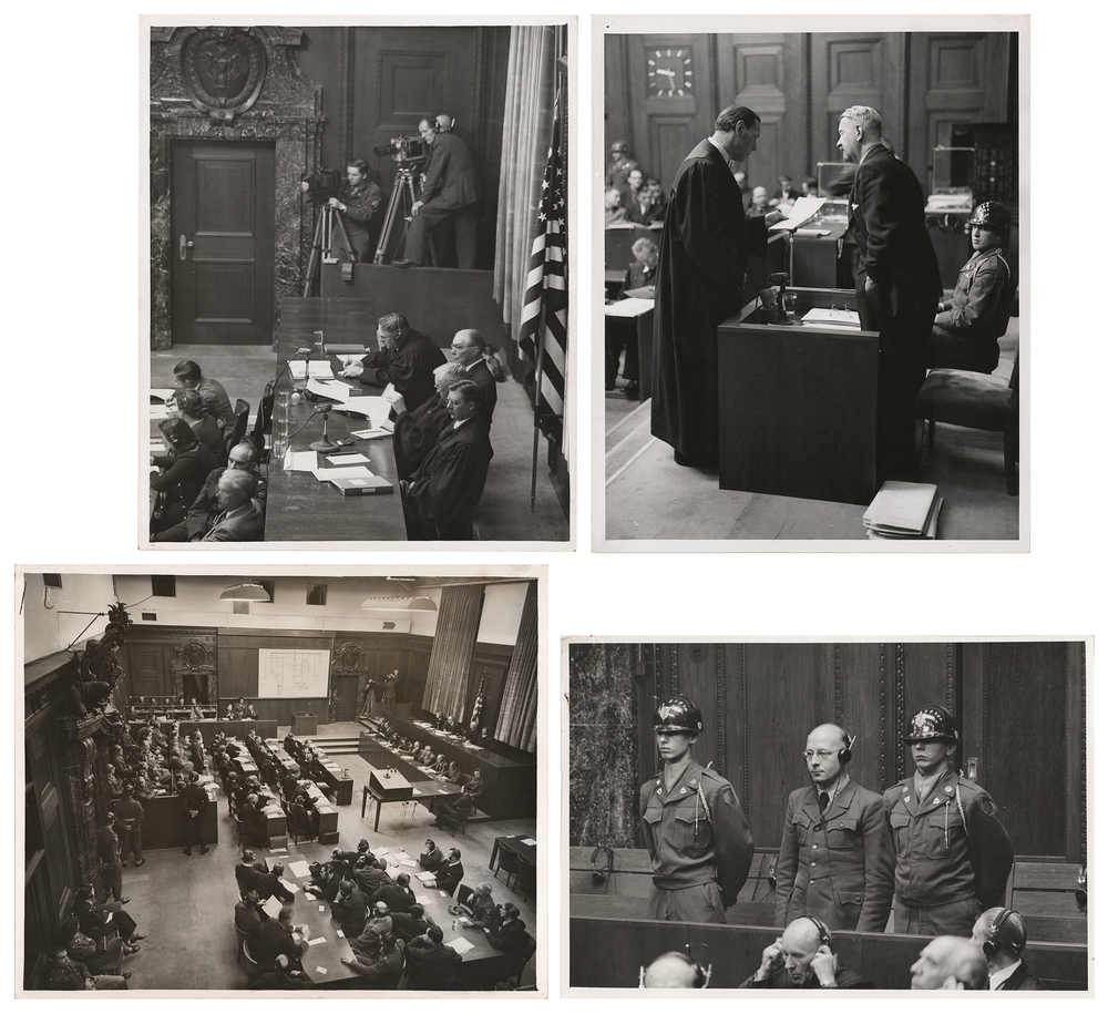 Lot 7232 Nuremberg Doctors' Trial: (4) Original Press Photographs