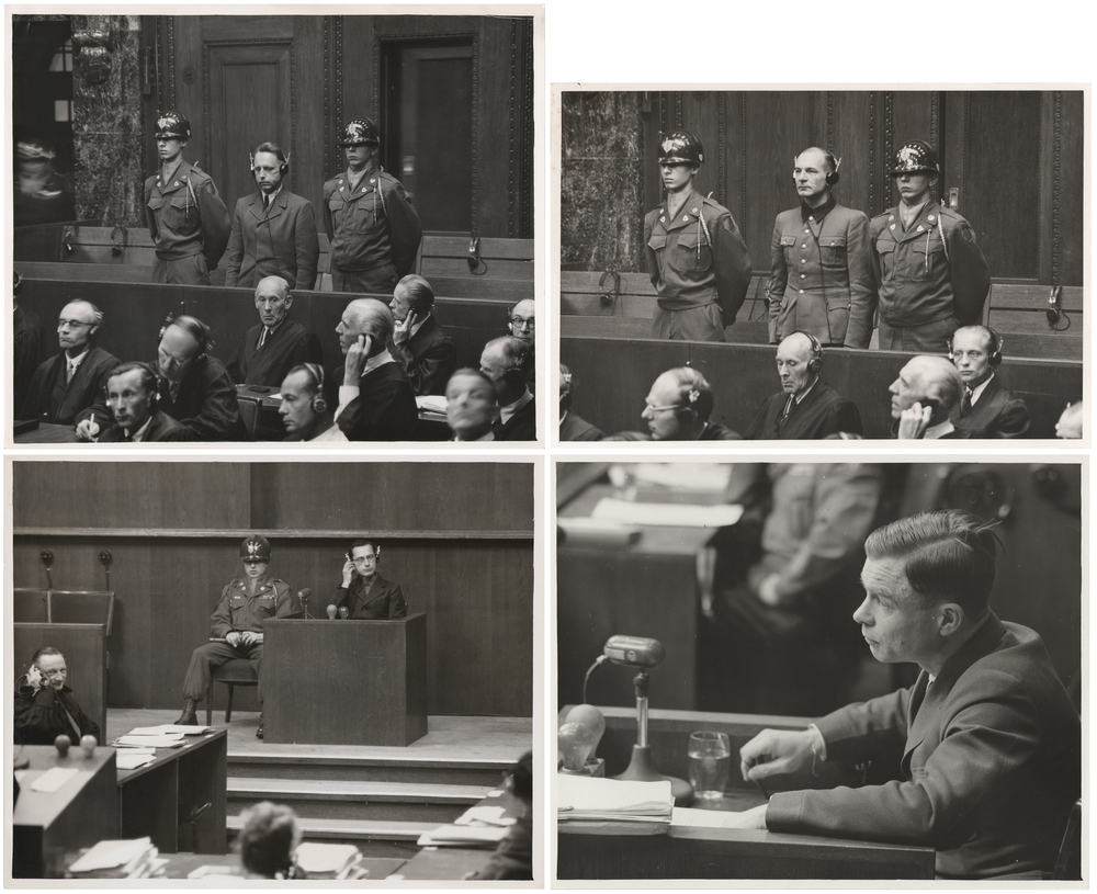 Lot 7233 Nuremberg Doctors' Trial: (4) Original Press Photographs