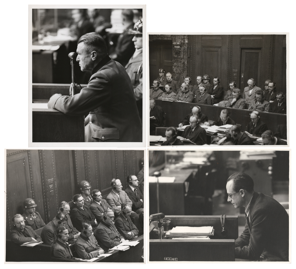 Lot 7234 Nuremberg Doctors' Trial: (4) Original Press Photographs