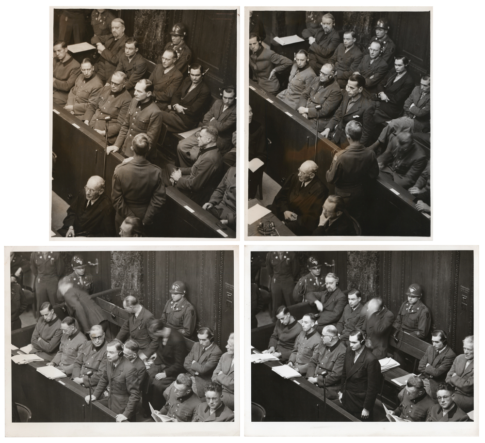 Lot 7235 Nuremberg Doctors' Trial: (4) Original Press Photographs