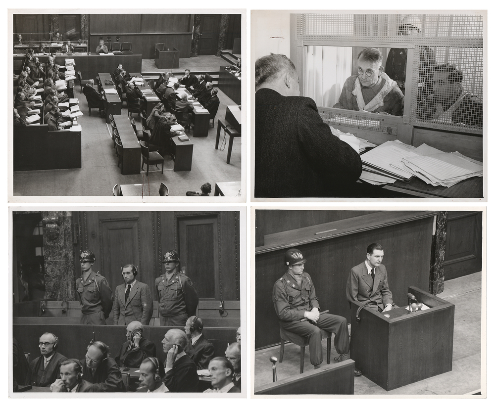 Lot 7236 Nuremberg Doctors' Trial: (4) Original Press Photographs
