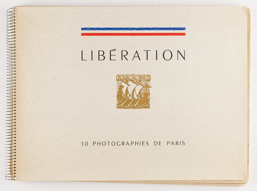 Lot 7048 Pierre Koenig’s 'Liberation of Paris' Presentation Album (1945), Featuring (50) Photographs of Leclerc’s Armored Division, Street Fighting, and Charles de Gaulle