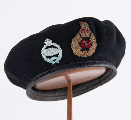 Lot #7060 Montgomery of Alamein's Iconic World War II Double-Badged Beret, Personally Worn During the 1945 Campaign in Germany - Image 4